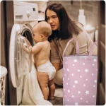 Kosz na zabawki Nukido - różowy 