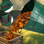 Kosz ogrodowy na liście 272 l Plonos PL-524 zielon