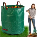 Kosz ogrodowy na liście 272 l Plonos PL-524 zielon