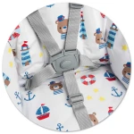 Krzesełko do karmienia Eldo biało-niebieski 