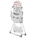 Krzesełko do karmienia Eldo biało-różowy  