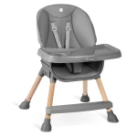 Krzesełko do karmienia Nukido Tilo szare