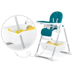 Krzesełko do karmienia Ricokids Tulo niebieskie 