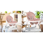 Krzesełko do karmienia Ricokids Mani różowe