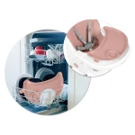 Krzesełko do karmienia Ricokids Mani różowe