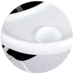 Krzesełko do karmienia ze stolikiem Ricokids FANDO czarne