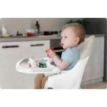 Krzesełko do karmienia ze stolikiem + śliniaczek Milo Ricokids szary
