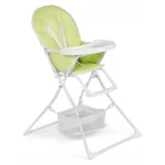 Krzesełko do karmienia ze stolikiem Ricokids FANDO zielone + gratis koszyczek