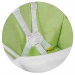 Krzesełko do karmienia ze stolikiem Ricokids FANDO zielone + gratis koszyczek
