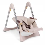 Krzesełko do karmienia ze stolikiem, leżaczek Lindo beżowe