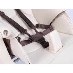 Krzesełko do karmienia ze stolikiem, leżaczek Lindo beżowe