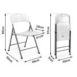 Krzesła ogrodowe składane cateringowe Sofotel PL-404 zestaw 2 szt