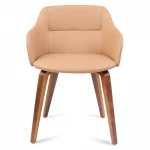 Krzesło tapicerowane Sofotel Severa jasny brąz