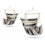 Krzesło wiszące Rodos biało-niebieskie