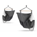 Krzesło wiszące Rodos szare