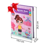 Książka magnetyczna puzzle garderoba dziewczynki RK-770 