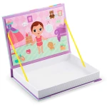 Książka magnetyczna puzzle garderoba dziewczynki RK-770 