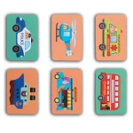 Książka magnetyczna puzzle Pojazdy RK-770 