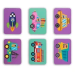 Książka magnetyczna puzzle Pojazdy RK-770 