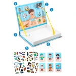 Książka magnetyczna puzzle Przebieranki RK-770 