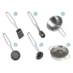 Kuchnia drewniana dla dzieci - retro z akcesoriami