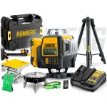 Laser krzyżowy w walizce + statyw Humberg HM-171