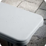 Ławka cateringowa ogrodowa składana 180 cm Plonos biała