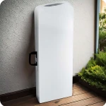 Ławka cateringowa ogrodowa składana 180 cm Plonos biała