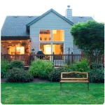 Ławka parkowa z oparciem 123,5 x 74 x 48 cm Gardi Rose Sofotel