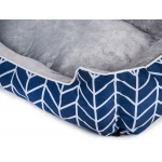 Legowisko 65 x 50 x 23 cm L DR-233 niebieskie