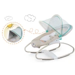 Leżaczek bujaczek z wibracjami i muzyką Ricokids - szary