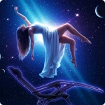 Leżak ogrodowy składany z poduszką Sofotel ChillWell zestaw 2 szt czarny