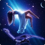 Leżak ogrodowy składany z poduszką Sofotel ChillWell zestaw 2 szt szary