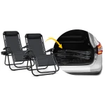 Leżaki ogrodowe składane Sofotel ChillWell zestaw 2 szt