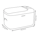 Lodówka kompresorowa turystyczna Icemax 401 Berdsen 21 litry - biała