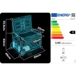 Lodówka kompresorowa turystyczna Icemax 402 Berdsen 40 litry - czarna