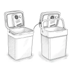 Lodówka turystyczna Berdsen Icemax 29 litry tryb ECO - ciemnoszara