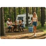 Lodówka turystyczna Berdsen Icemax 26 litry tryb ECO - niebieska