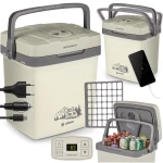 Lodówka turystyczna Berdsen Icemax 26 litry tryb ECO - kremowa