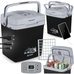 Lodówka turystyczna Berdsen Icemax 26 litry tryb ECO - czarna