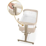 Łóżeczko dziecięce składane turystyczne dostawka + materac Nukido NK-243