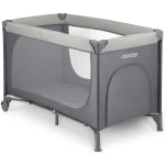 Łóżeczko turystyczne + materac + torba125 x 65 x 78 cm RK-240 jasno szare