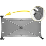 Łóżeczko turystyczne + materac + torba 125x65x78cm RK-241 szare