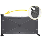 Łóżeczko turystyczne + materac + torba 125 x 65 x 78 cm RK-242 antracyt