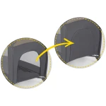 Łóżeczko turystyczne + materac + torba 125 x 65 x 78 cm RK-242 antracyt