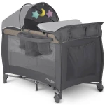 Łóżeczko turystyczne + materac + torba 125 x 65 x 78 cm RK-242 antracyt