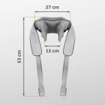 Masażer do pleców szyi karku shiatsu 3 tryby ogrzewanie bezprzewodowy Neo-Sport NS-505