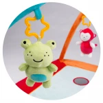 Mata interaktywna edukacyjna 90 x 45 cm Zwierzątka Ricokids 