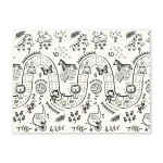 Mata piankowa edukacyjna składana 200 x 150 x 1 cm Nukido NK-341