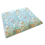 Mata piankowa edukacyjna składana 200 x 180 x 1 cm Nukido NK-340 ocean-ziemia